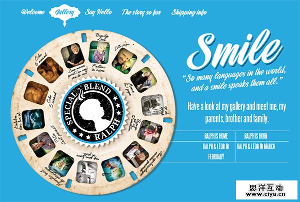 Ralph Van Rentergem in 70 Best Creative Websites of 2012