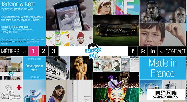 Jackson & Kent in 70 Best Creative Websites of 2012