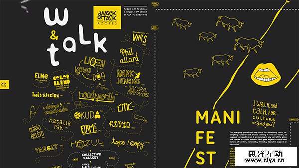 WALK & TALK in 70 Best Creative Websites of 2012