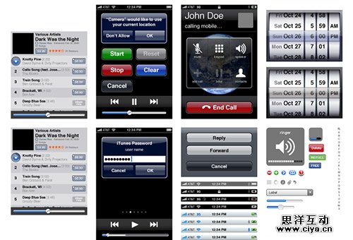 30个免费的精美 iPhone, iPad, iOS, Mac 界面素材,互联网的一些事