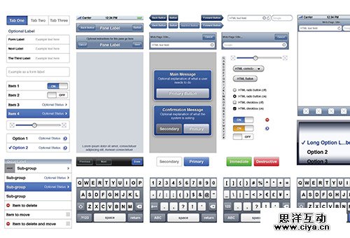 30个免费的精美 iPhone, iPad, iOS, Mac 界面素材,互联网的一些事