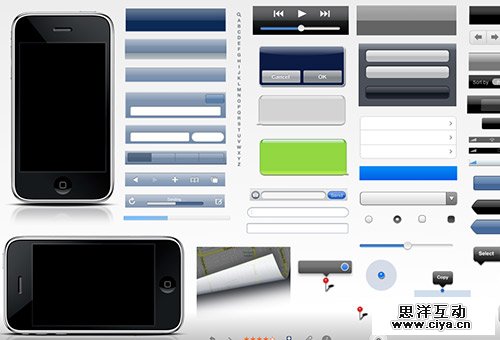 30个免费的精美 iPhone, iPad, iOS, Mac 界面素材,互联网的一些事
