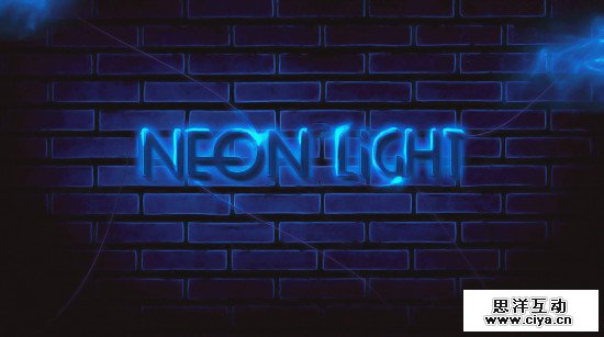 translucent text flatten 550x307 Create Unique Neon Text Effect in Photoshop