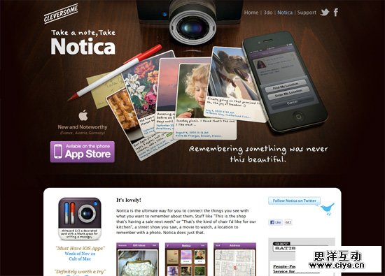 30个非常精美的 iOS App 网站设计案例,互联网的一些事