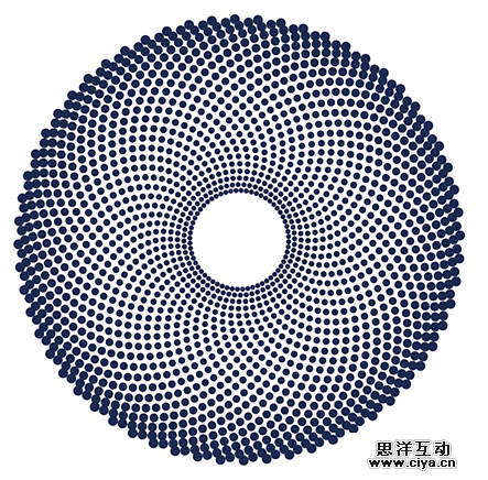 AI教程：利用Illustrator创建漂亮的螺旋圆点花纹
