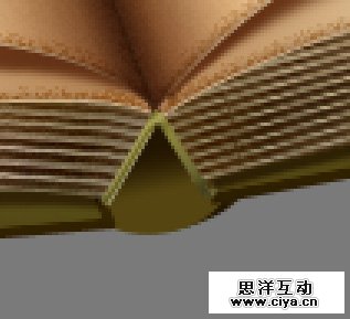 PS中级教程！教你利用PS绘制精美的复古书本图标