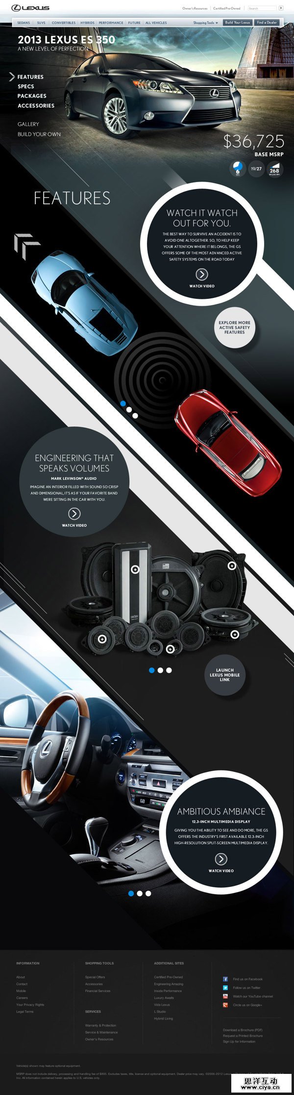 Lexus HTML5 Parallax by bil Chamberlin
