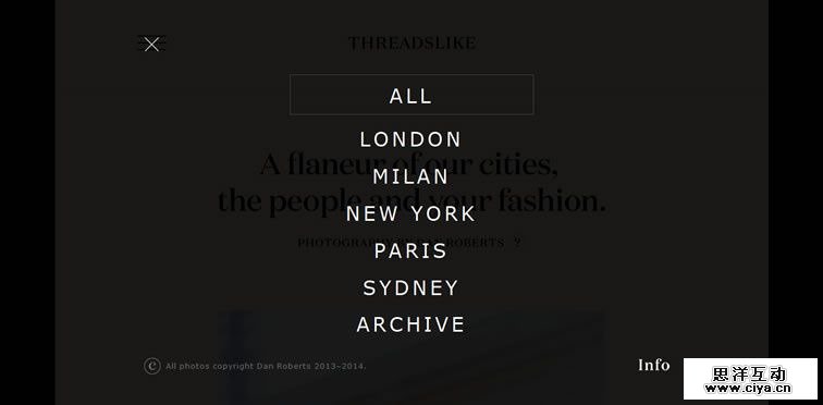 导航还能这么玩！15个别出心裁的全屏导航网站设计欣赏