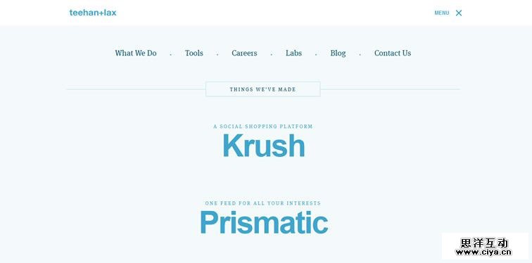 导航还能这么玩！15个别出心裁的全屏导航网站设计欣赏