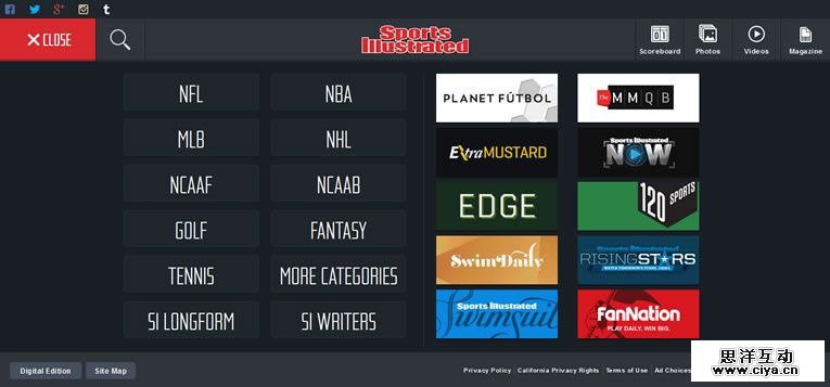 导航还能这么玩！15个别出心裁的全屏导航网站设计欣赏