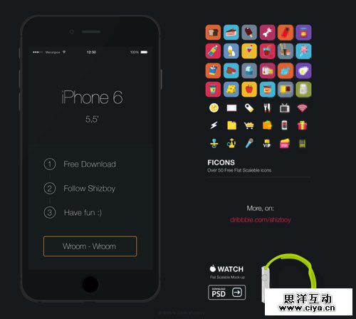 iPhone 6 PSD