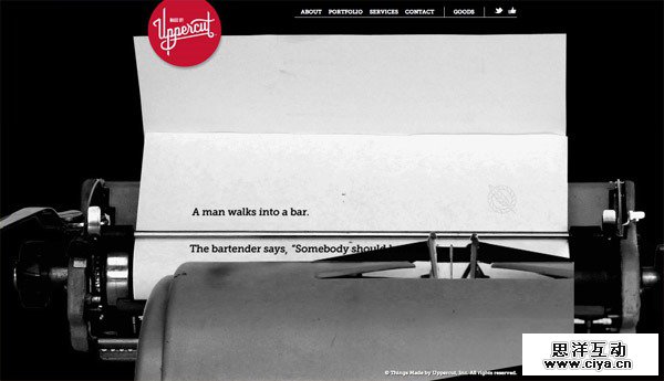 制造惊喜！25个打破常规的网站设计欣赏