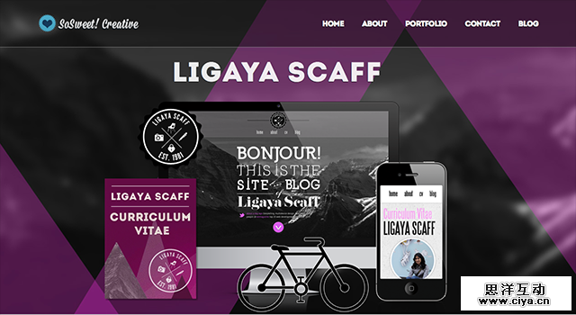 玩转几何！令人眼前一亮的几何元素网站设计