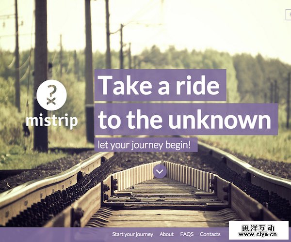 制造惊喜！15个优秀的单页网站设计案例