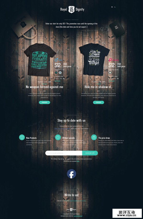 制造惊喜！15个优秀的单页网站设计案例