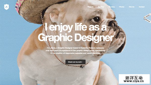 瞬间抓住眼球！24个特色人像背景的全屏网站设计