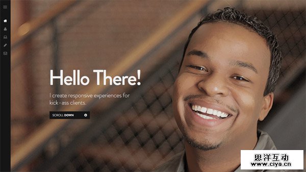 瞬间抓住眼球！24个特色人像背景的全屏网站设计l