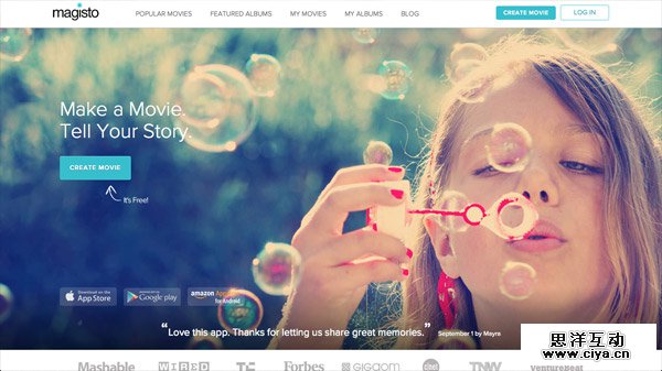 瞬间抓住眼球！24个特色人像背景的全屏网站设计