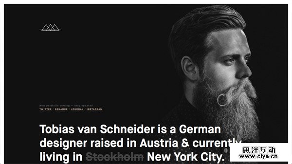 瞬间抓住眼球！24个特色人像背景的全屏网站设计