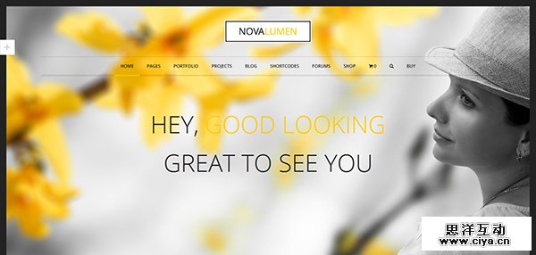 大胆有范！25个配色惊人的黄色网站设计欣赏