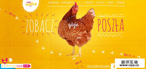 大胆有范！25个配色惊人的黄色网站设计欣赏