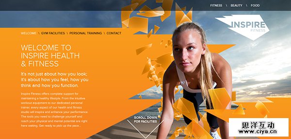 大胆有范！25个配色惊人的黄色网站设计欣赏