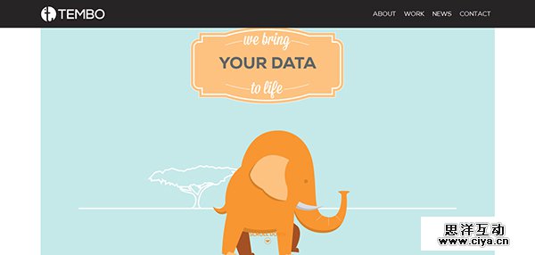 大胆有范！25个配色惊人的黄色网站设计欣赏