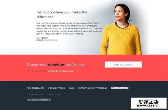 向高手学习！20个使用“幽灵按钮”的优秀网站案例