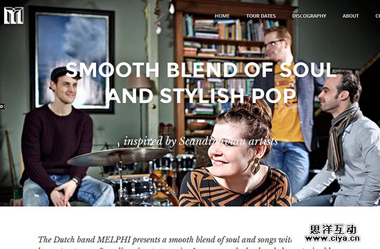 Creative Single Page Website Design