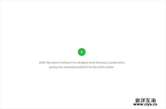 Creative Single Page Website Design