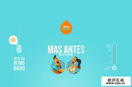 Creative Single Page Website Design