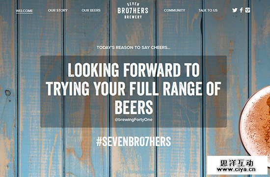 Creative Single Page Website Design