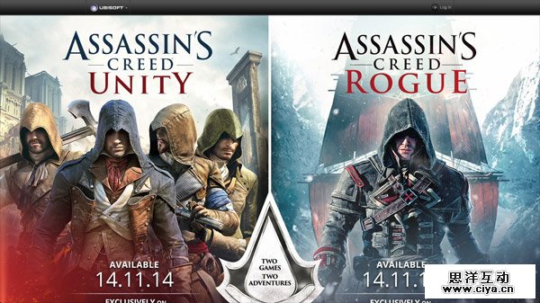 Assassin's Creed 网页设计欣赏