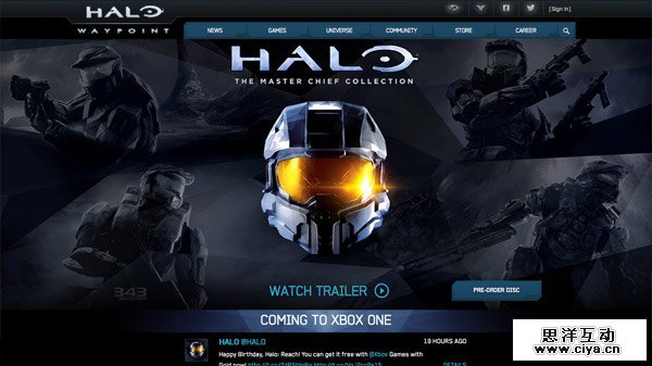 Halo 网页设计欣赏