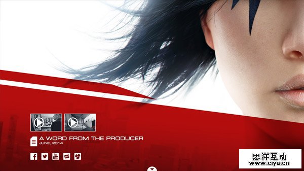Mirror's Edge 网页设计欣赏