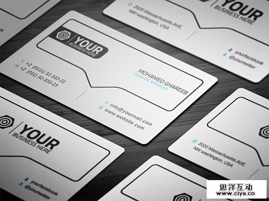 精美绝伦！30款充满创意的商务名片设计
