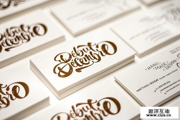 精美绝伦！30款充满创意的商务名片设计