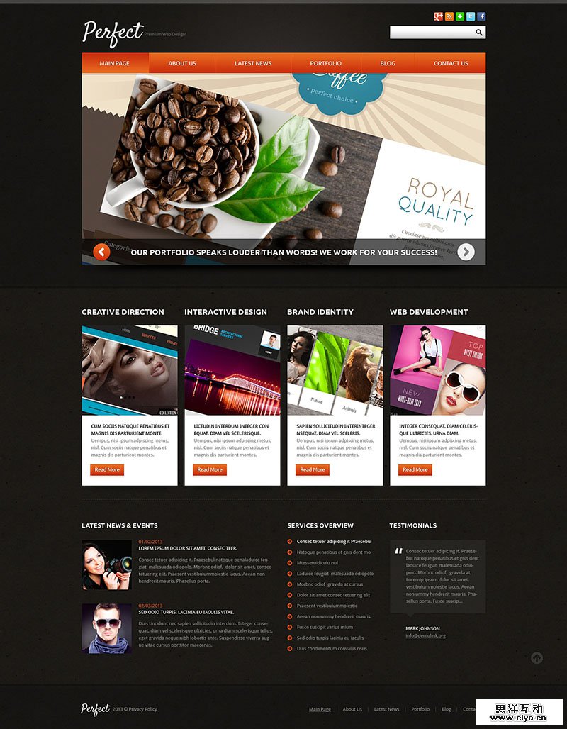 Web Design Responsive Joomla Template