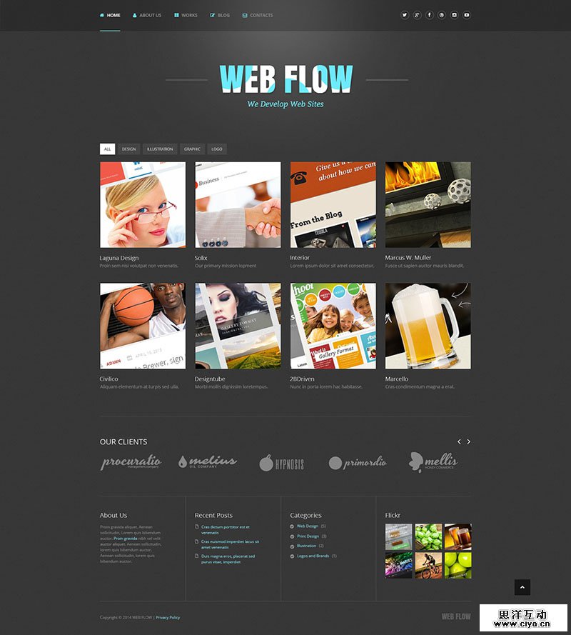 Web Design Responsive WordPress Theme