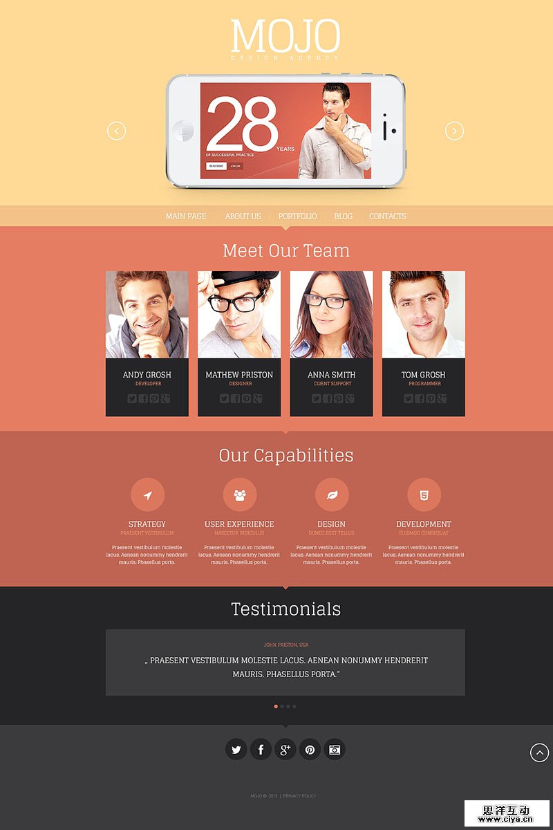 Design Agency WordPress Theme