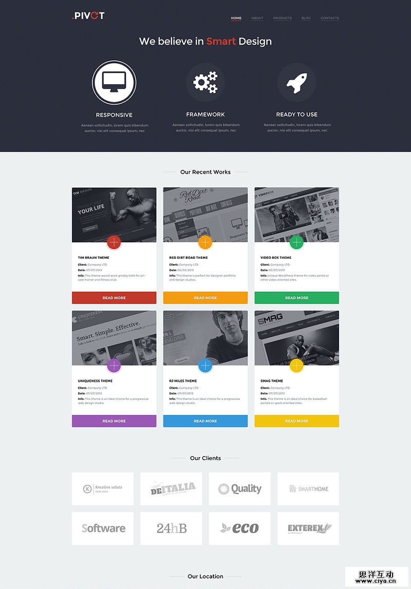 Unobtrusive Design Studio WordPress Theme