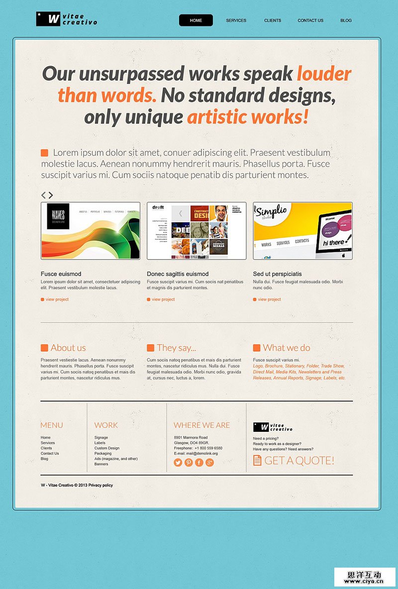 Creative Design Studio Joomla Template