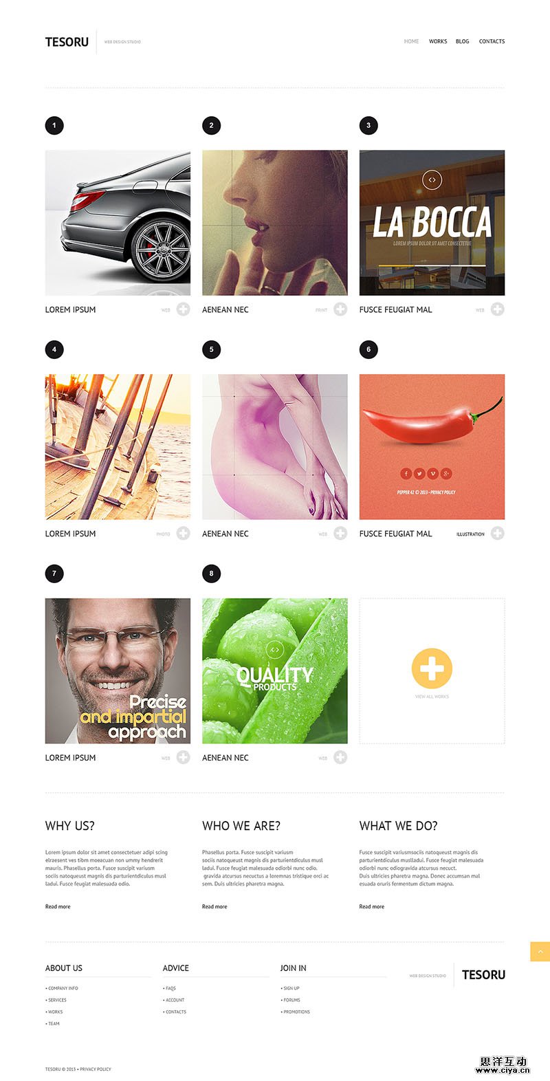 Grid Design WordPress Theme
