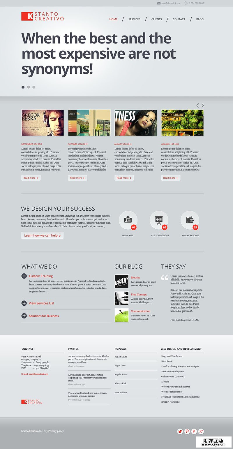 Creative Studio Joomla Template