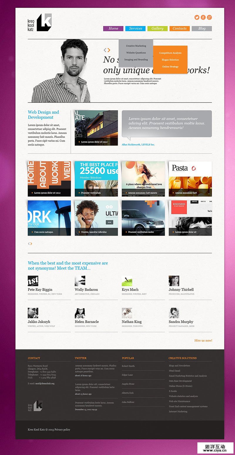 Web Design Studio Joomla Template