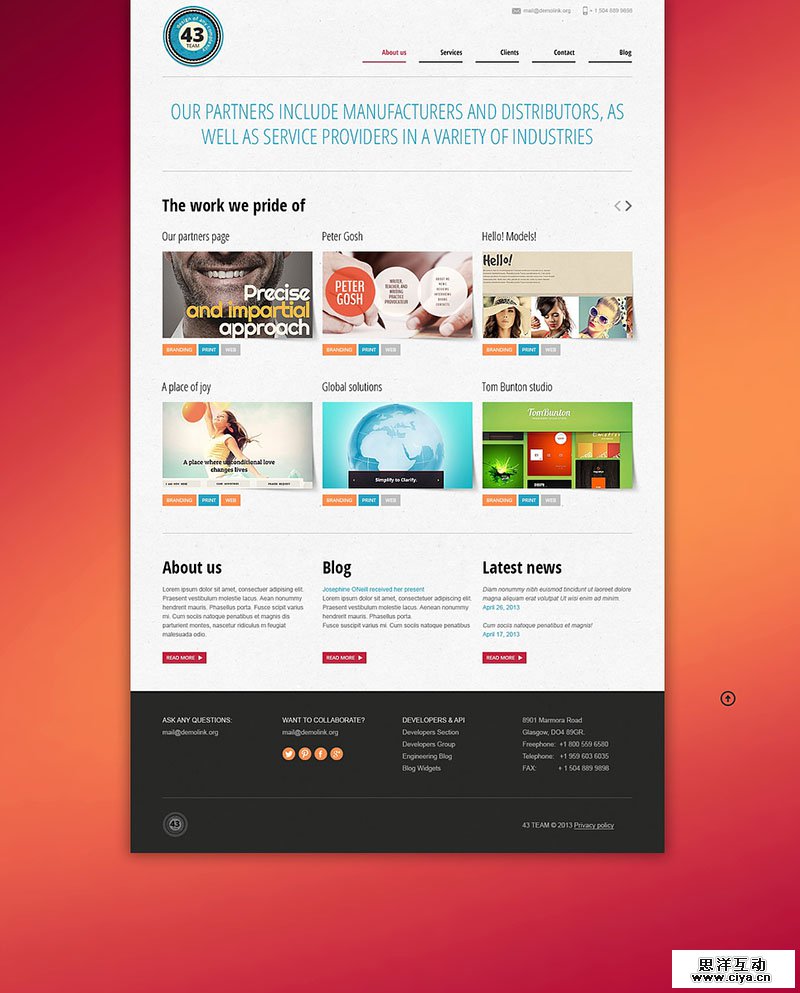 Design Studio Responsive Joomla Template