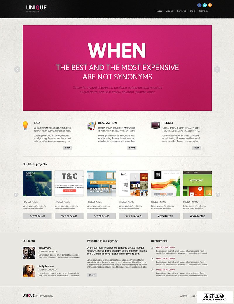 Flat Design Studio Joomla Template