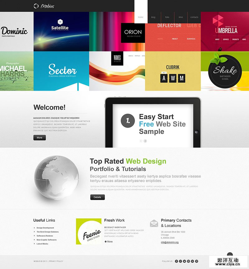 Fashionable Photographer Portfolio Joomla Template