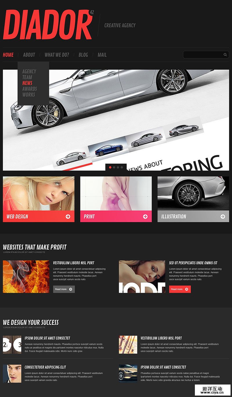 Creative Agency WordPress Theme