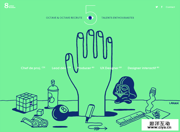 色彩中的暖男！20个风格多样的绿色系网站欣赏